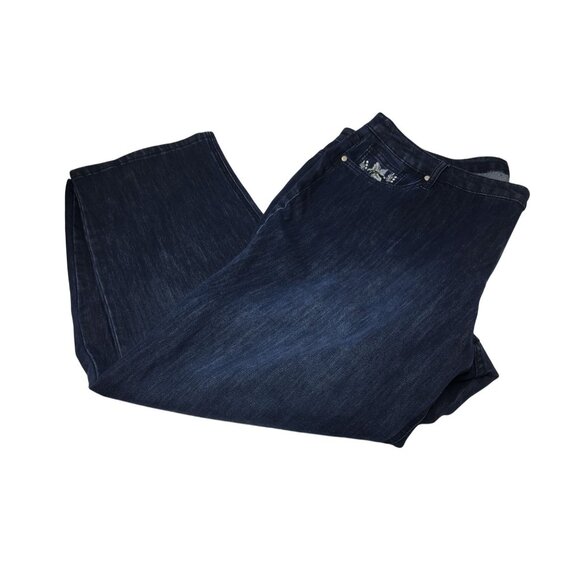 CJ Banks Womens Shaped Fit Mid Rise Straight Jeans Size 24W Nwt - Picture 1 of 12